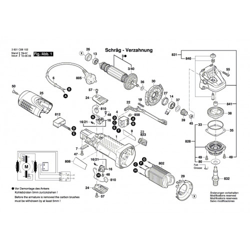 Запчасти для УШМ Bosch GWS 7-125